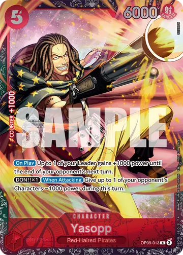 Yasopp OP09-013 (Alternate art)
