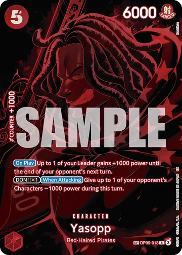 Yasopp OP09-013 (Alternate art)
