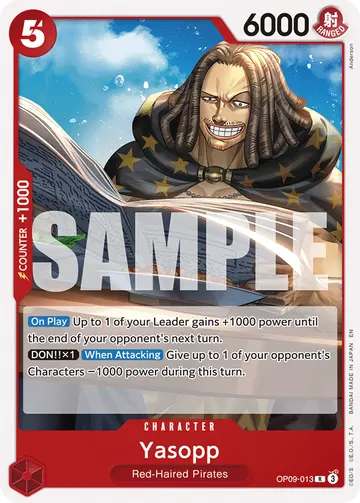 Yasopp OP09-013 (Reprint)