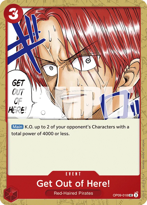 Get Out of Here! OP09-018 – One Piece Card Game Event