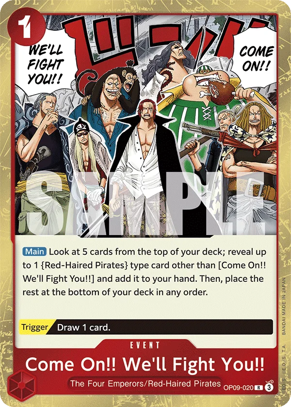 Come On!! We'll Fight You!! OP09-020 – One Piece Card Game Event