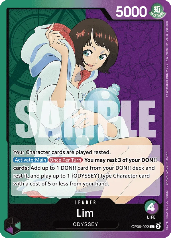 Lim OP09-022 – One Piece Card Game Leader