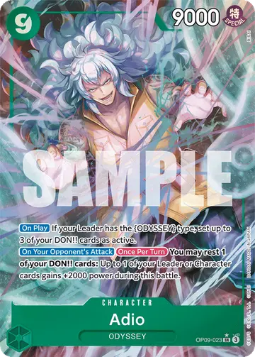 Adio OP09-023 (Alternate art)
