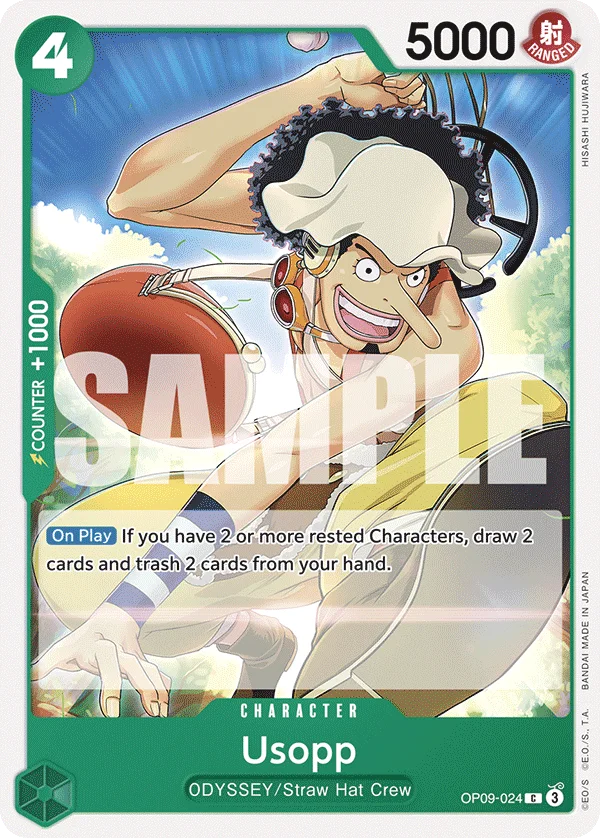 Usopp OP09-024 – One Piece Card Game Character