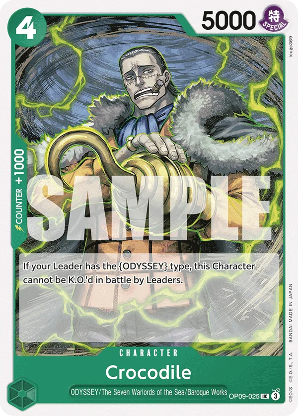 Crocodile OP09-025 – One Piece Card Game Character