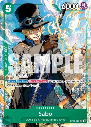Sabo OP09-027 (Alternate art)