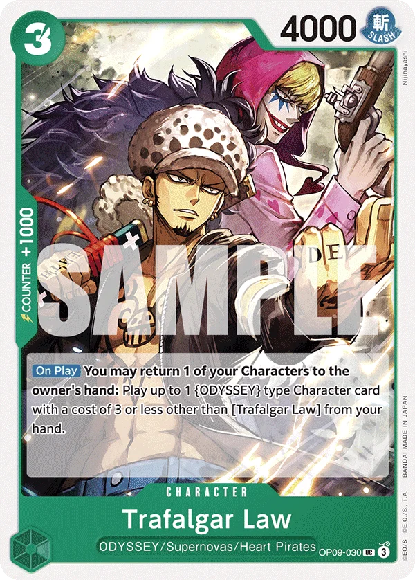 Trafalgar Law OP09-030 – One Piece Card Game Character