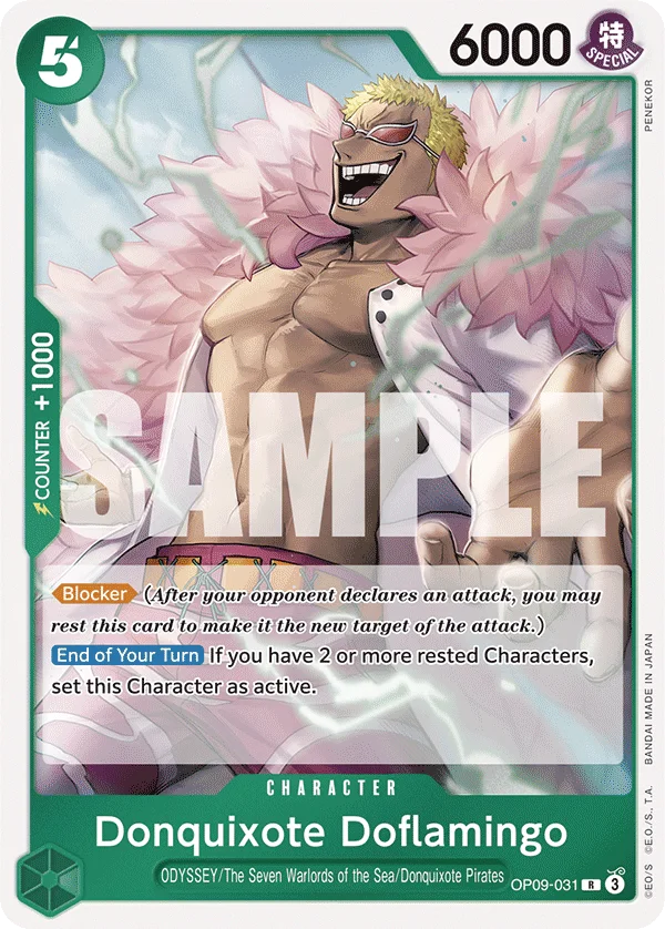 Donquixote Doflamingo OP09-031 – One Piece Card Game Character