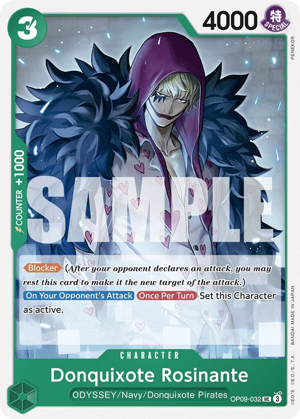 Donquixote Rosinante OP09-032 – One Piece Card Game Character