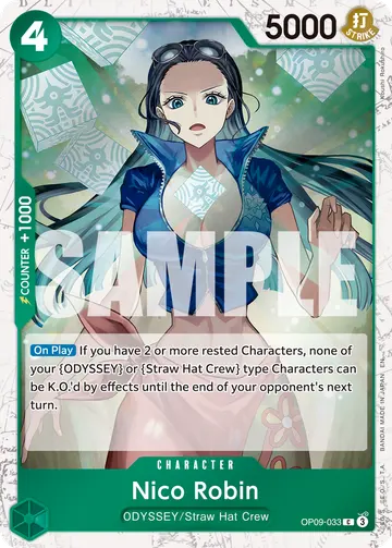 Nico Robin OP09-033 (Alternate art)