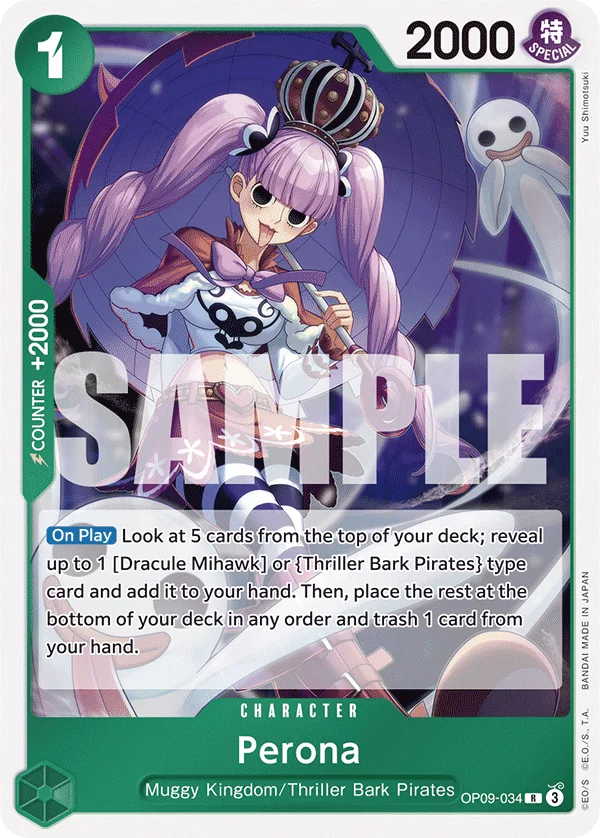 Perona OP09-034 – One Piece Card Game Character