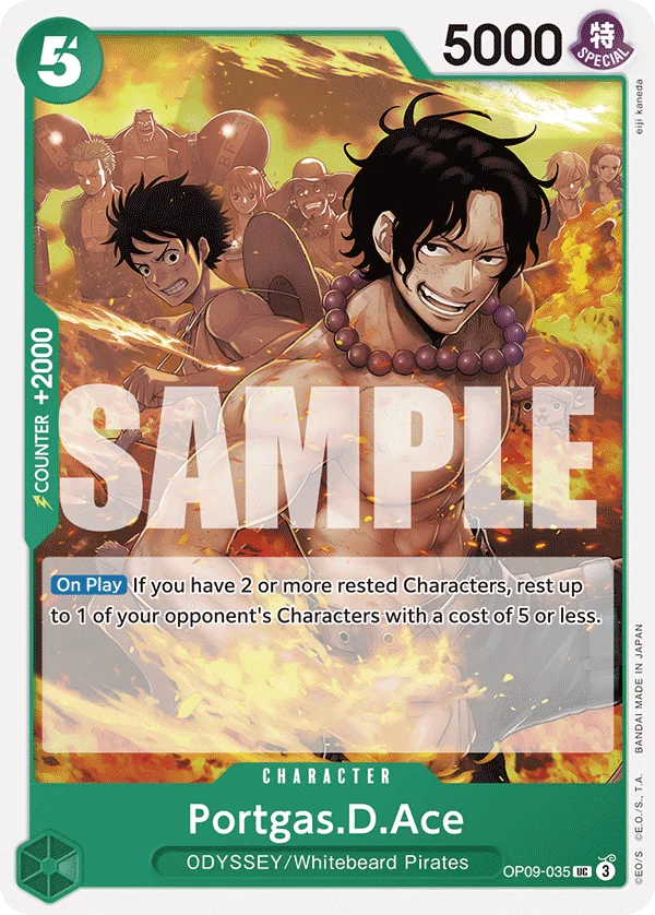 Portgas.D.Ace OP09-035 – One Piece Card Game Character