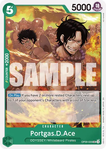 Portgas.D.Ace OP09-035 (Reprint)