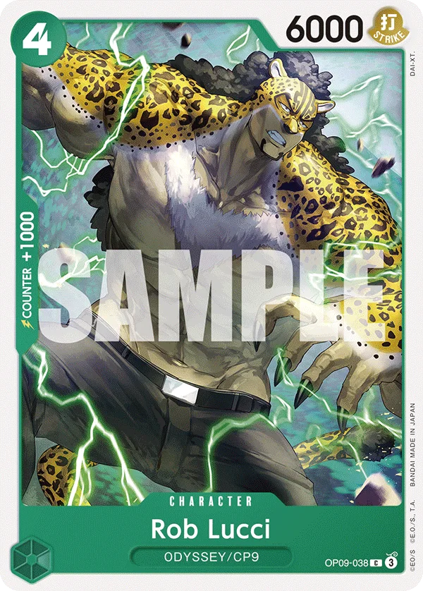 Rob Lucci OP09-038 – One Piece Card Game Character
