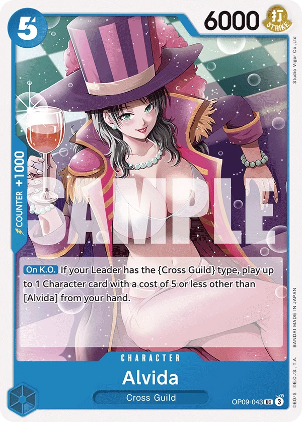 Alvida OP09-043 – One Piece Card Game Character