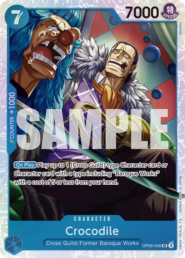 Crocodile OP09-046 – One Piece Card Game Character