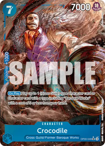 Crocodile OP09-046 (Alternate art)