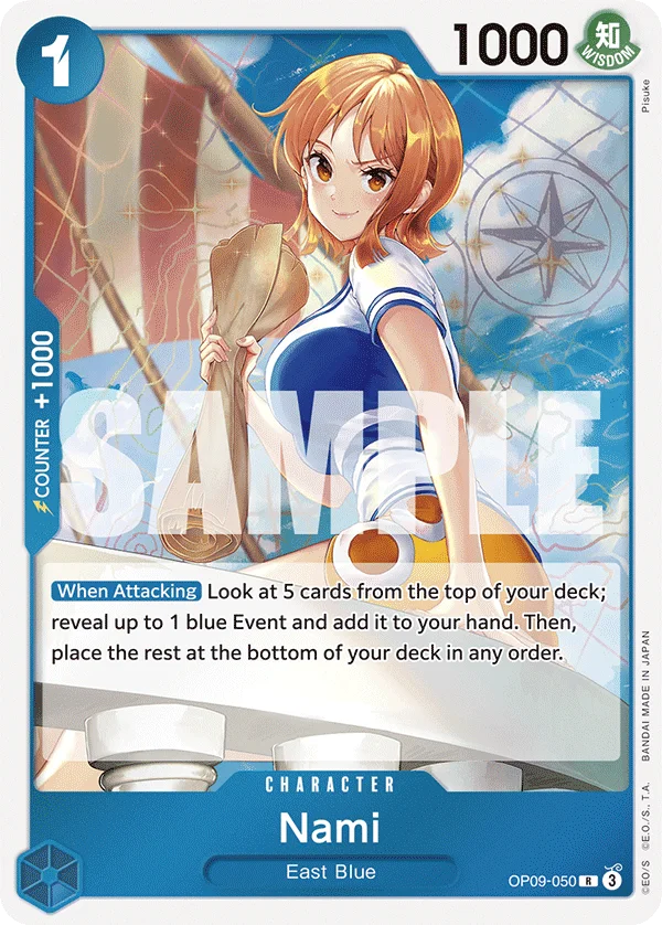 Nami OP09-050 – One Piece Card Game Character