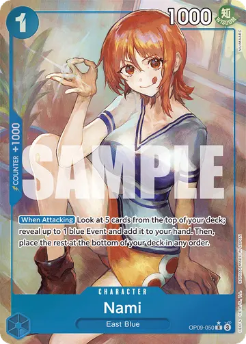 Nami OP09-050 (Alternate art)