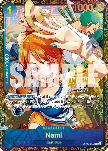 Nami OP09-050 (Alternate art)