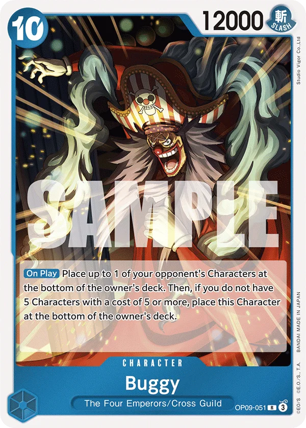 Buggy OP09-051 – One Piece Card Game Character