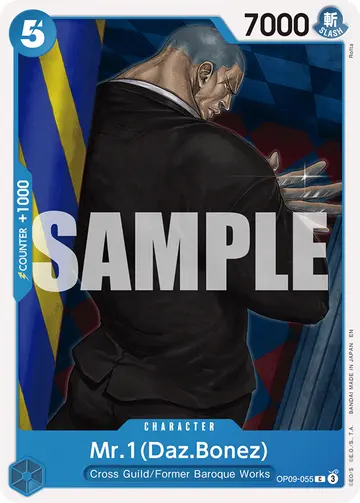 Mr.1(Daz.Bonez) OP09-055 (Reprint)
