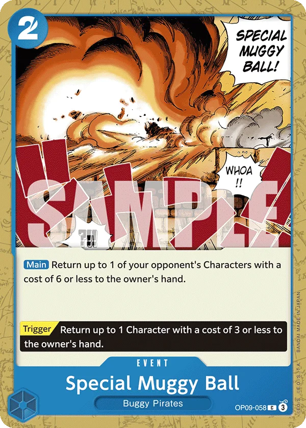 Special Muggy Ball OP09-058 – One Piece Card Game Event