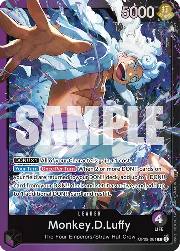 Monkey.D.Luffy OP09-061 (Alternate art)