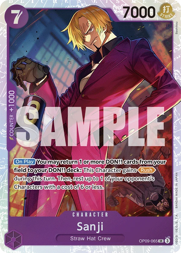 Sanji OP09-065 – One Piece Card Game Character