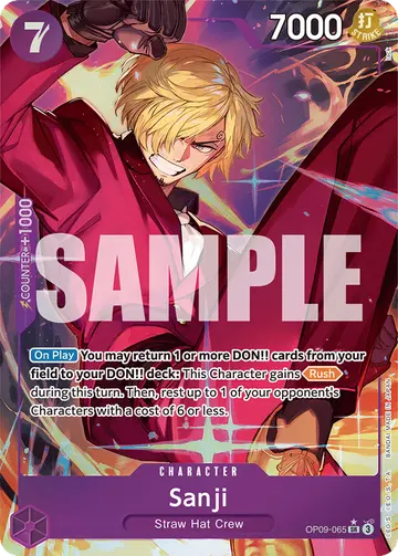 Sanji OP09-065 (Alternate art)
