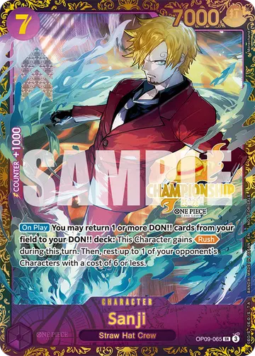 Sanji OP09-065 (Alternate art)