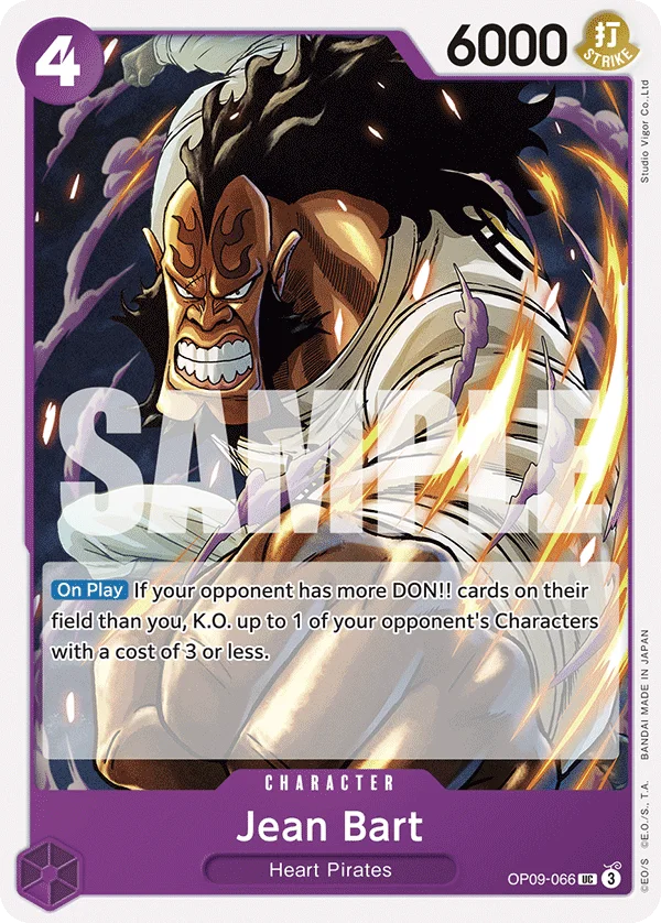 Jean Bart OP09-066 – One Piece Card Game Character