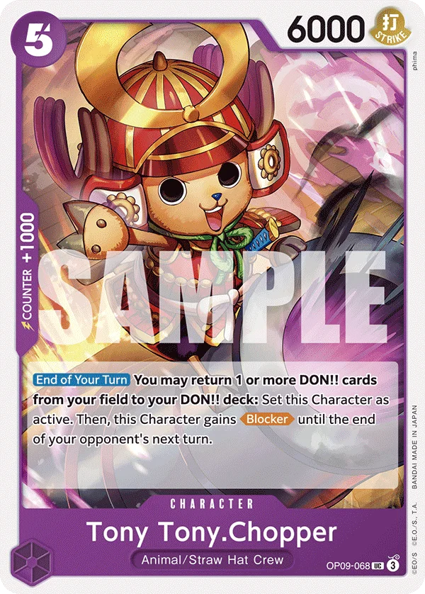 Tony Tony.Chopper OP09-068 – One Piece Card Game Character