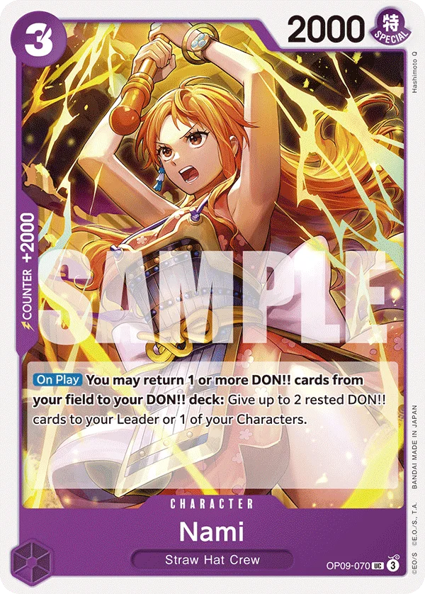 Nami OP09-070 – One Piece Card Game Character