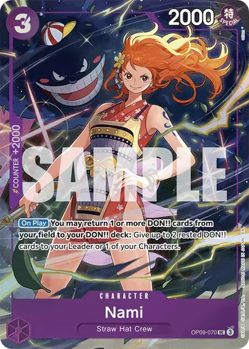 Nami OP09-070 (Alternate art)