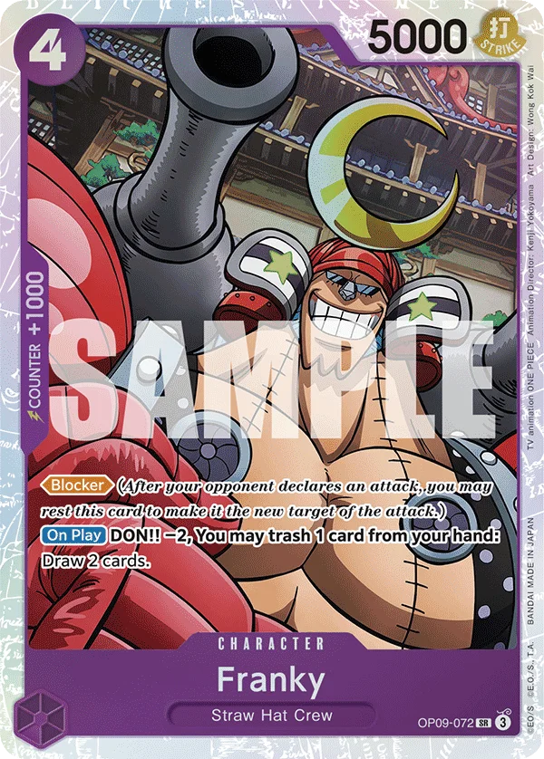 Franky OP09-072 – One Piece Card Game Character