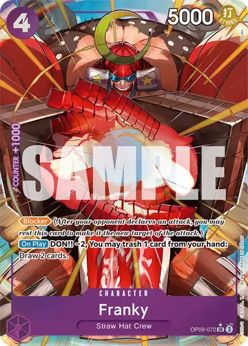 Franky OP09-072 (Alternate art)