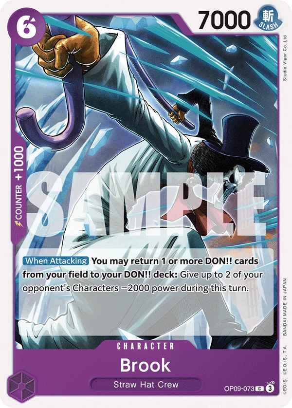 Brook OP09-073 – One Piece Card Game Character