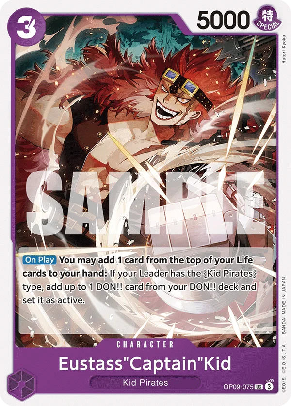 Eustass"Captain"Kid OP09-075 – One Piece Card Game Character