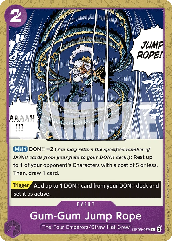 Gum-Gum Jump Rope OP09-079 – One Piece Card Game Event