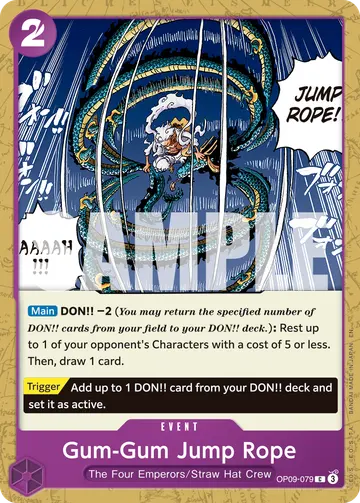 Gum-Gum Jump Rope OP09-079 (Reprint)