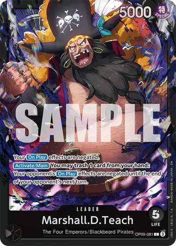 Marshall.D.Teach OP09-081 (Alternate art)
