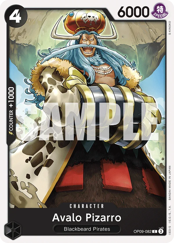 Avalo Pizarro OP09-082 – One Piece Card Game Character