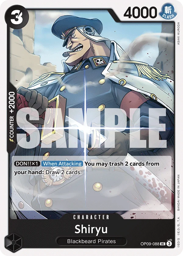 Shiryu OP09-088 – One Piece Card Game Character