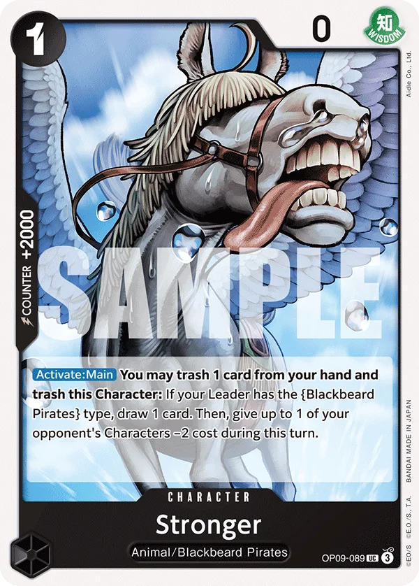 Stronger OP09-089 – One Piece Card Game Character