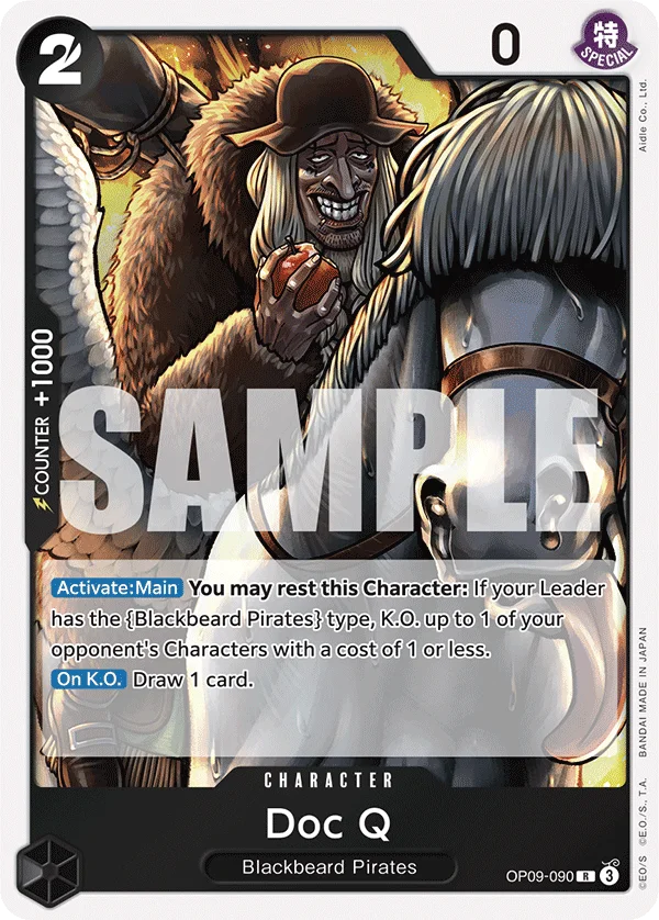 Doc Q OP09-090 – One Piece Card Game Character