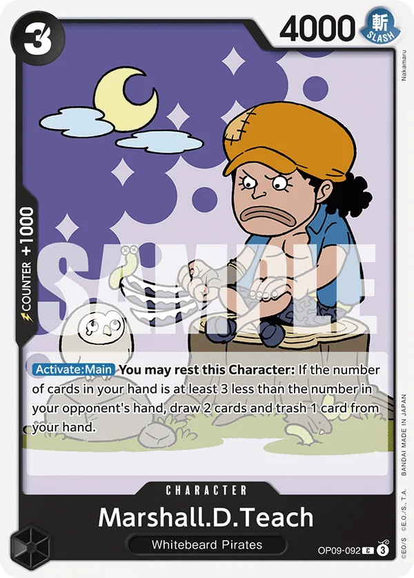 Marshall.D.Teach OP09-092 – One Piece Card Game Character