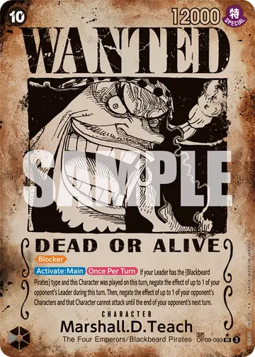 Marshall.D.Teach OP09-093 (Alternate art)