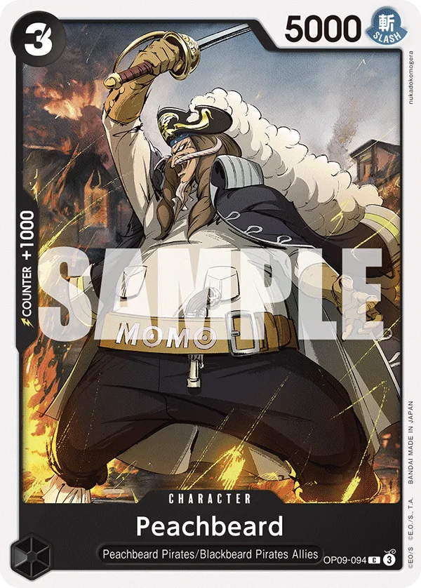 Peachbeard OP09-094 – One Piece Card Game Character