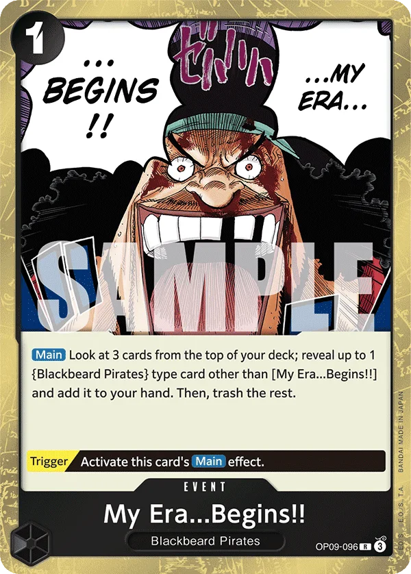 My Era...Begins!! OP09-096 – One Piece Card Game Event